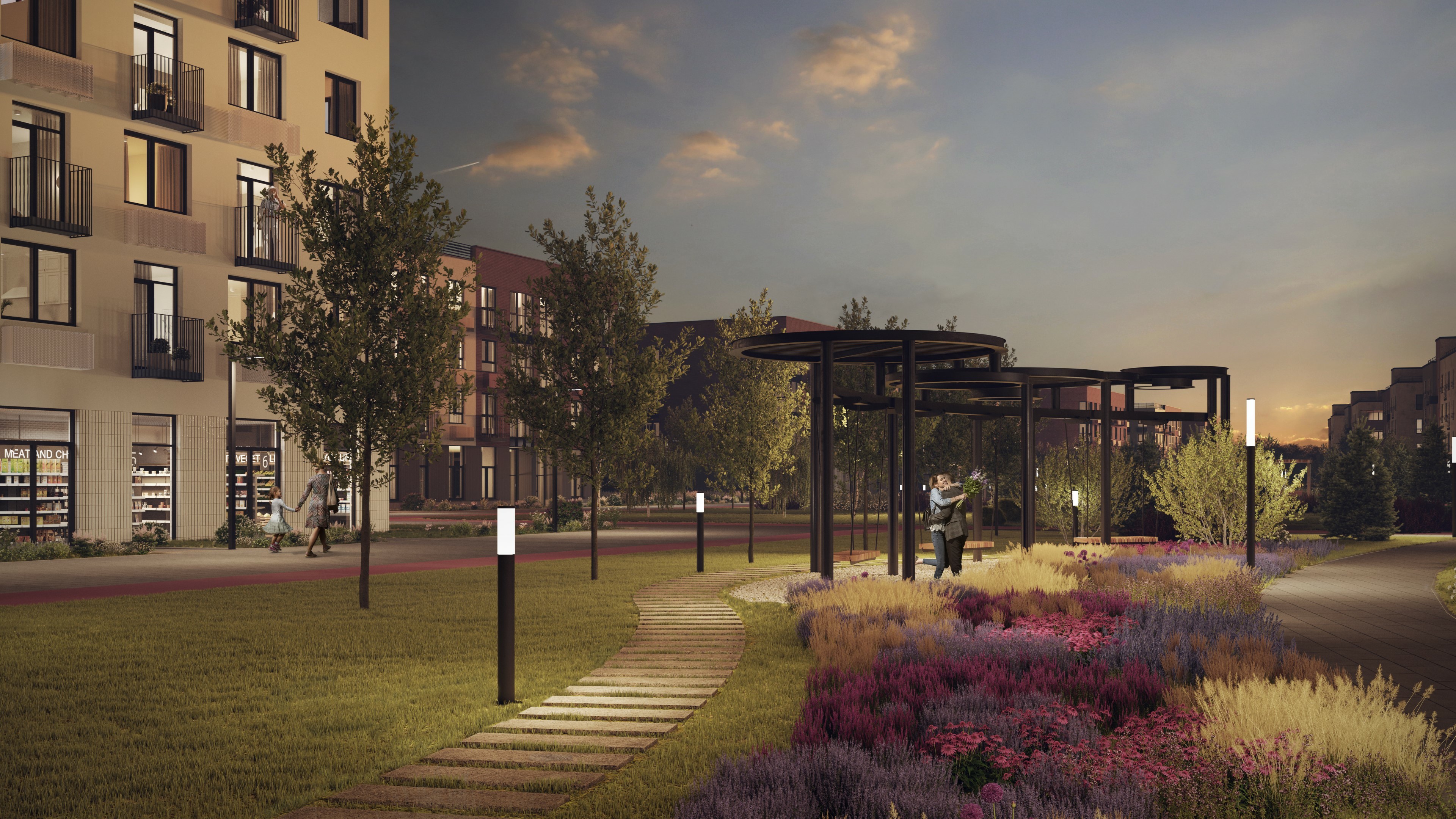 Пространства для отдыха и спорта